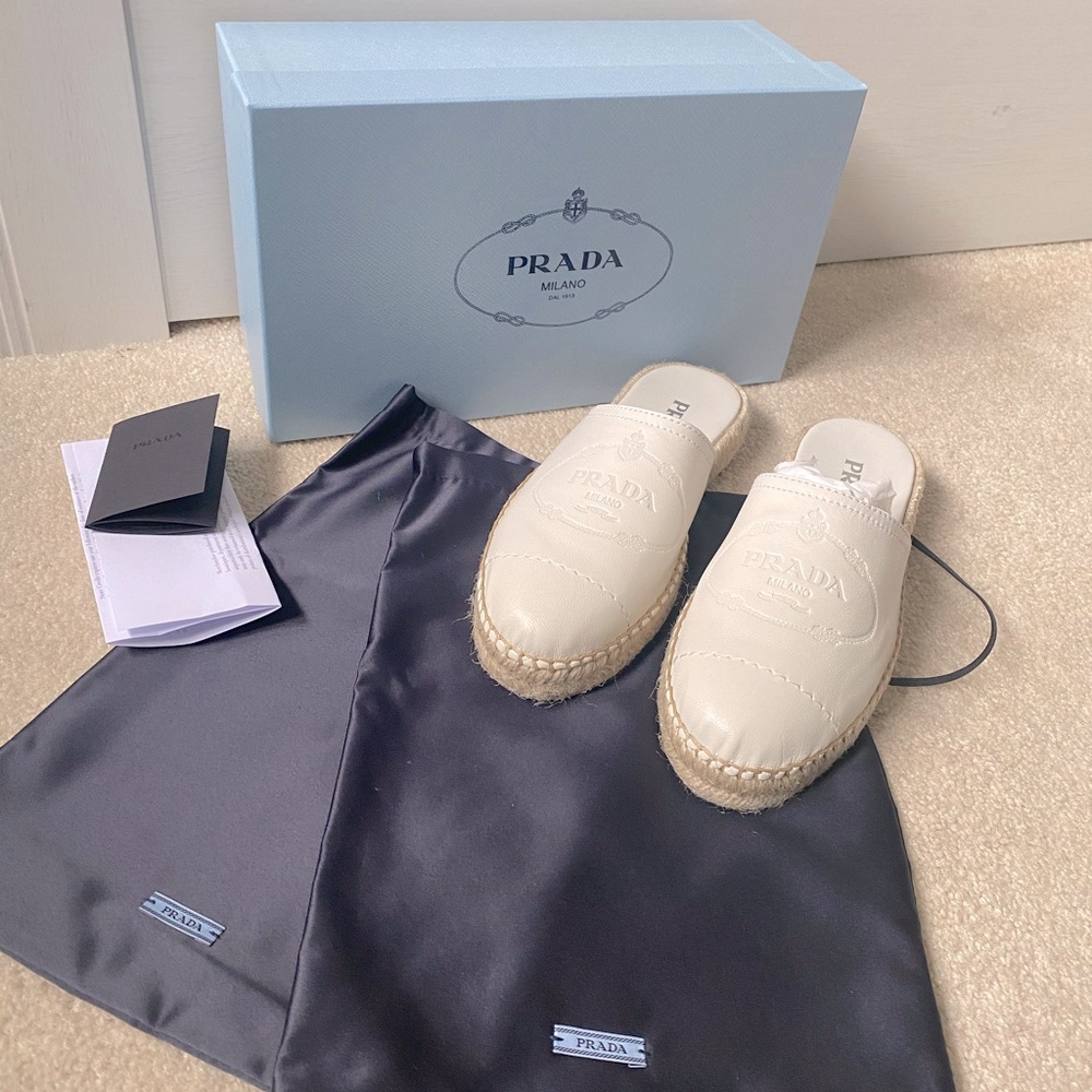 SOLD **BRAND NEW PRADA ESPADRILLES** - Picture 6 of 9